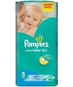 Pampers Active Baby Baby Diapers 5 Junior 52 spcs