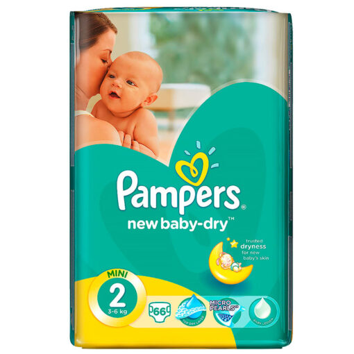 Pampers New Baby Diapers 2 Mini 66 pcs.