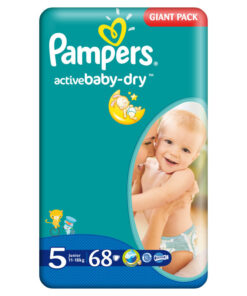 Pampers Active Baby Diapers 5 Junior 68 pcs